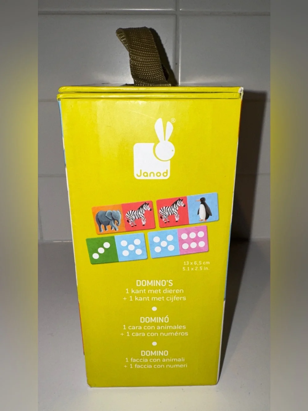 Janod Exotic Animal Dominoes board / card games